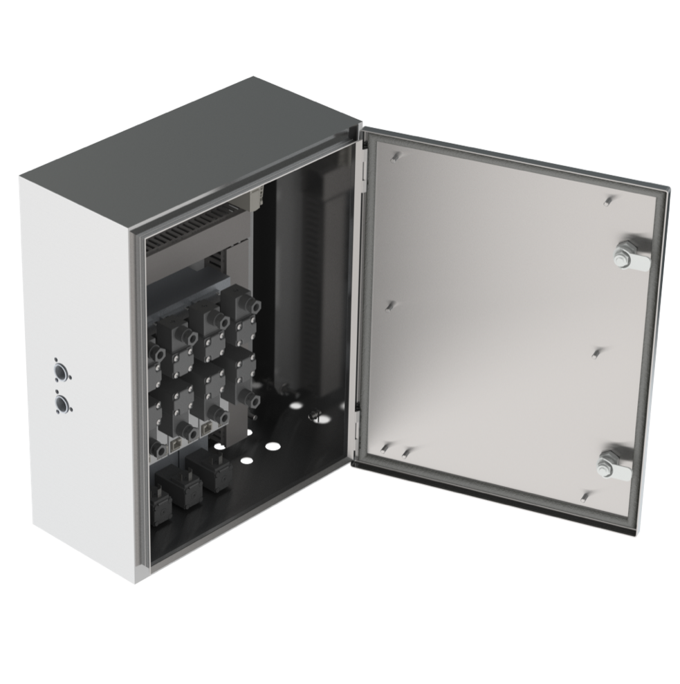 The GDS system is developed to distribute gas to several injection points when using a centralized ozone system.